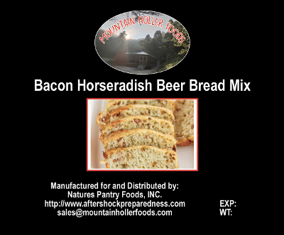 Bacon Horseradish Beer Bread