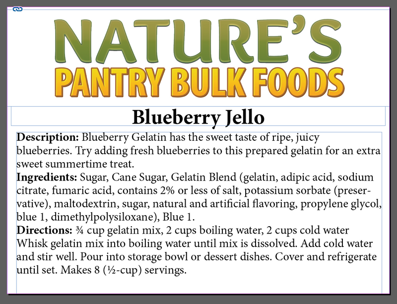 Blueberry Jello is