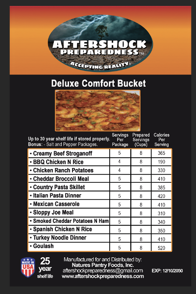 Deluxe Comfort Bucket
