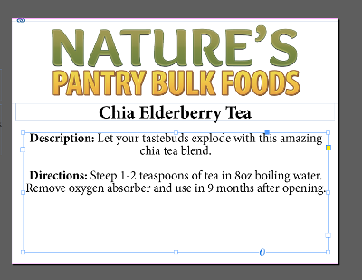 Chia Elderberry Tea is