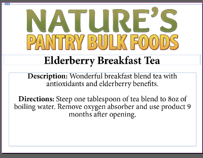 Elderberry Breakfast Tea