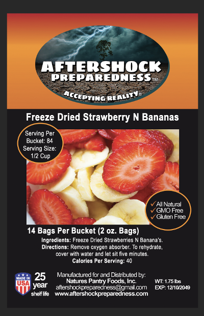 Freeze Dried Strawberry N Bananas