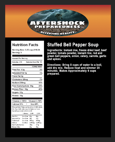 Stuffed Bell Pepper Soup