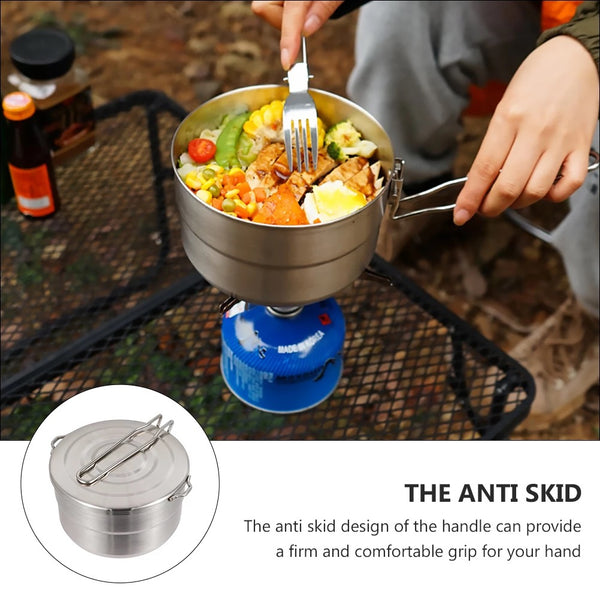 Outdoor Pan with Folding Handle