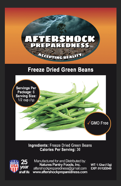 Freeze Dried Green Beans