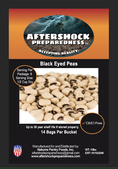 Black Eyed Peas Bucket  ( 14 bags)