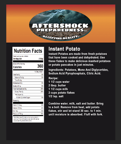 Instant Potato Bucket - 14 Bag