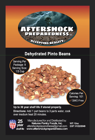 Dehydrated Pinto Beansi