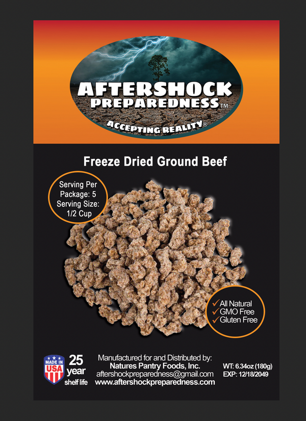 Freeze Dried Beef Crumbles