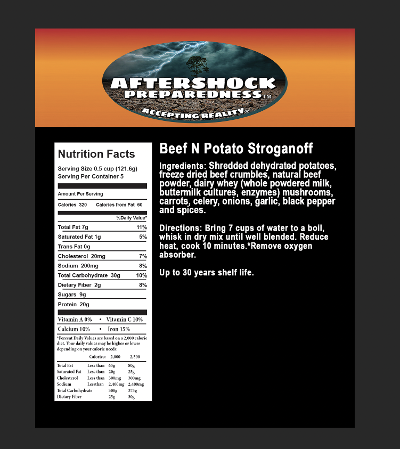 Beef & Potato Stroganoff