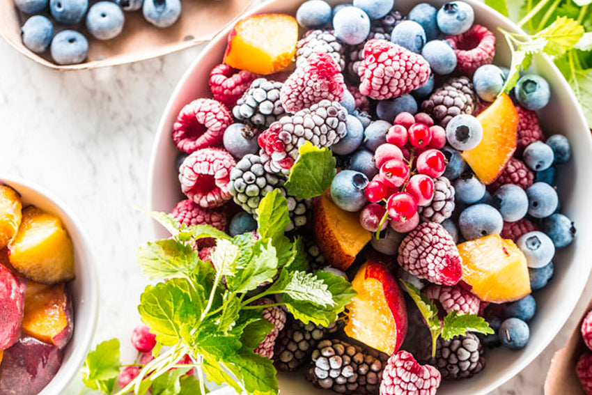 freeze dried fruits on table