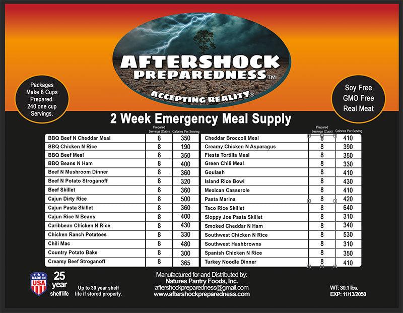 2-Week Emergency Meal Supply