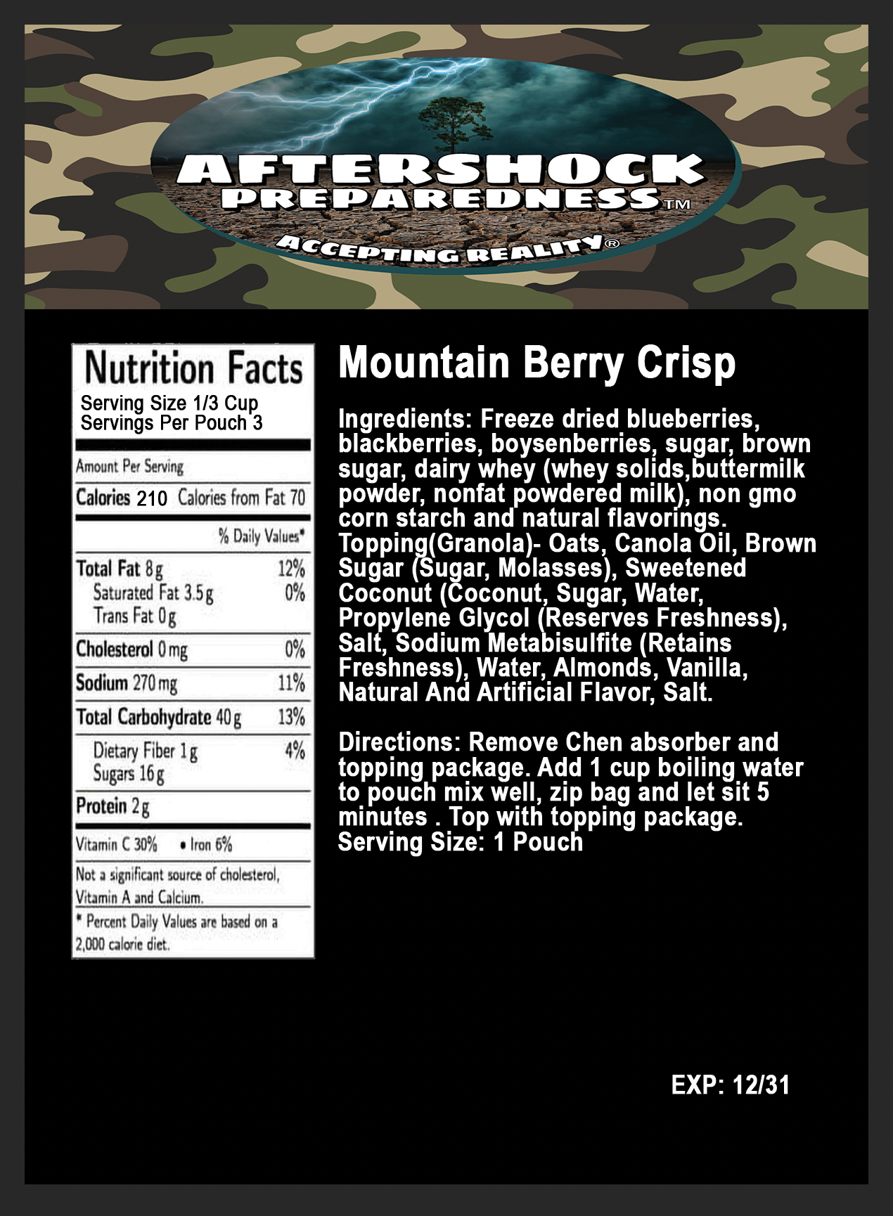 Mountain Berry Crisp