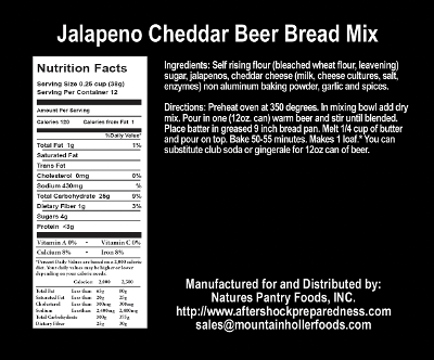 Jalapeño Cheddar Beer Bread