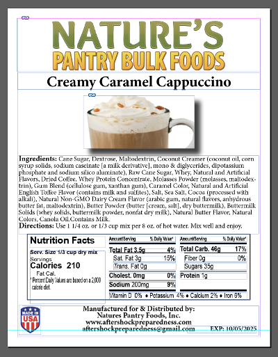 Creamy Carmel Cappuccino