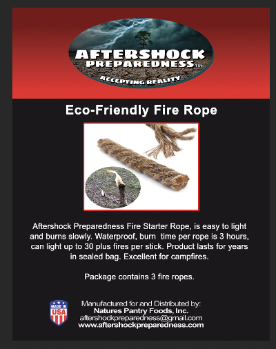Eco-Friendly Fire Rope ( 3 pieces)
