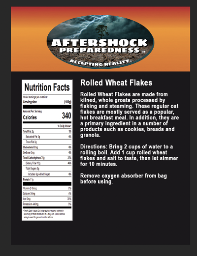 Rolled WheatFlakes (Bulk)