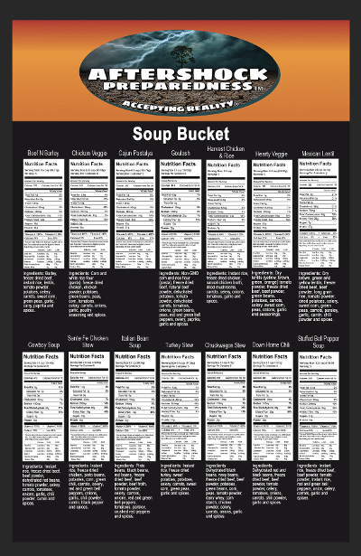 Soup Bucket (14 family sized packages)