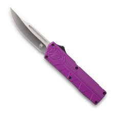 CobraTec Drop Not Serrated Purple Knife