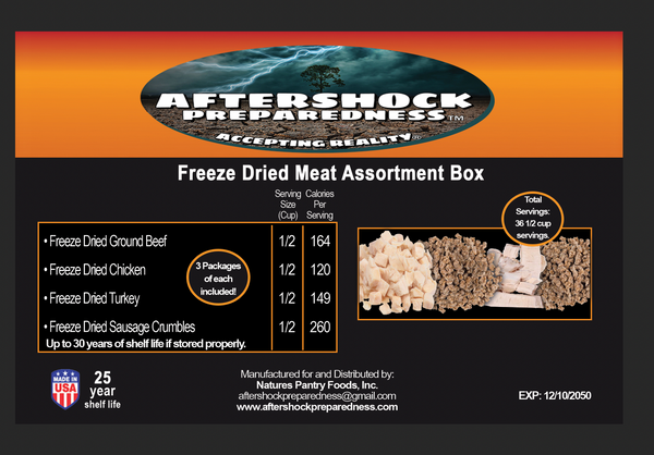 Freeze Dried Meat Assortment Box