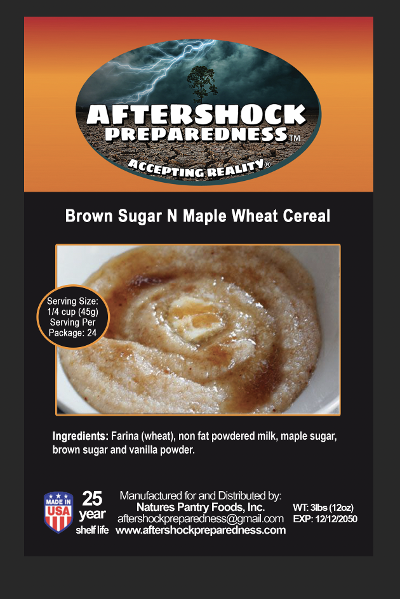 Brown Sugar N Maple Wheat Cereal