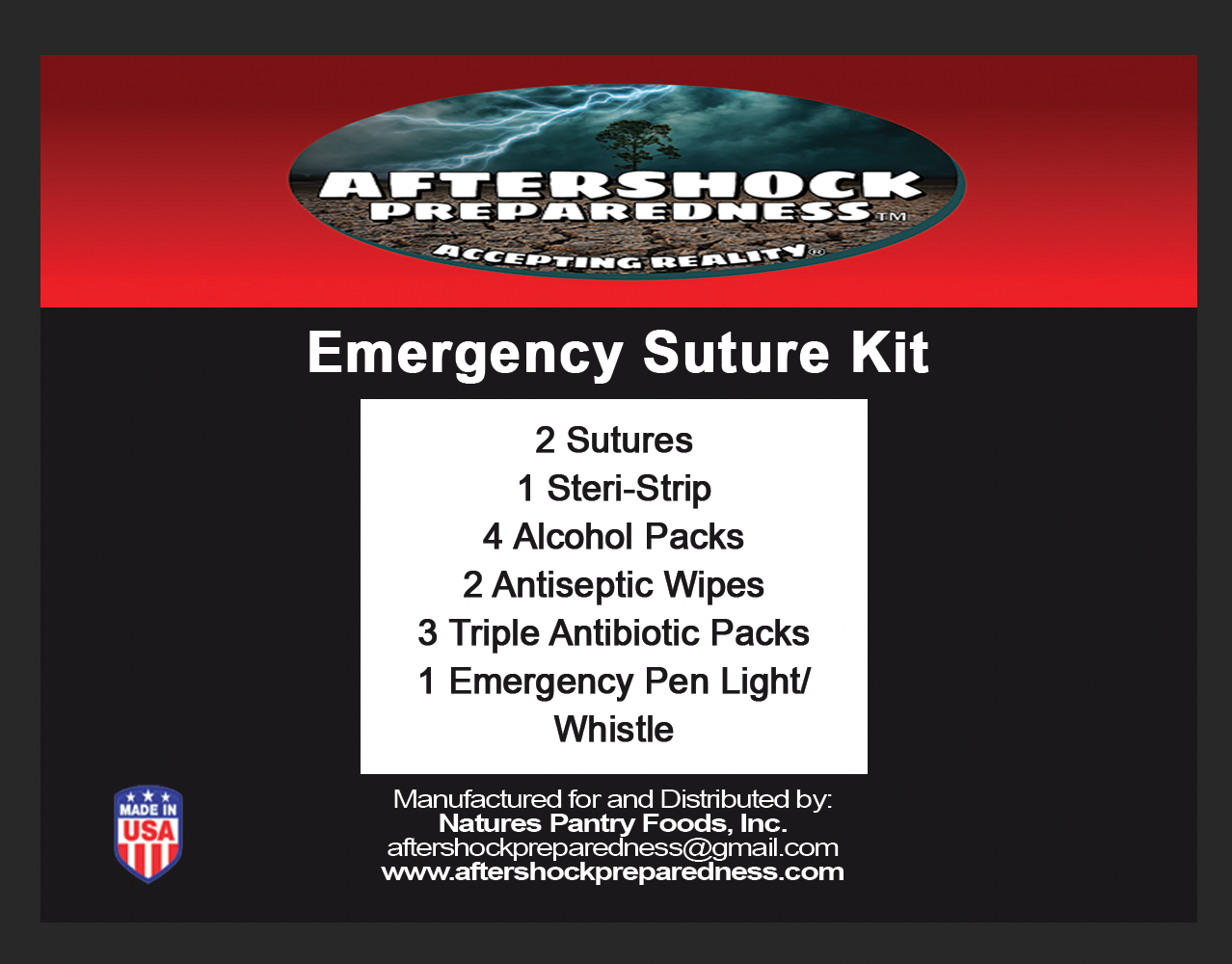 First Aid Pocket KitE  Sutures Kit