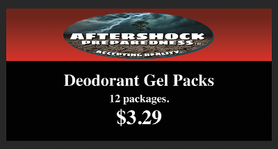 Deodorant Gel Packs