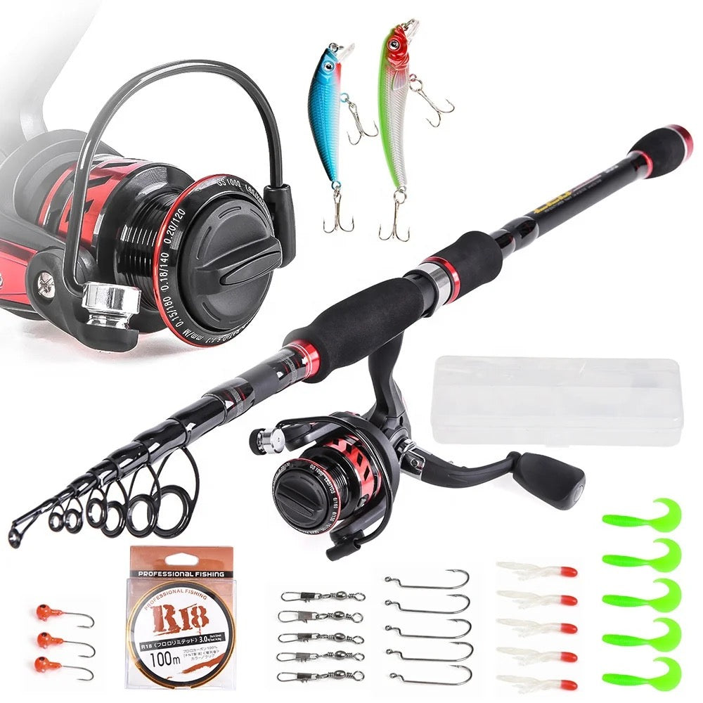 Carbon Telescopic Ron Reel Kit