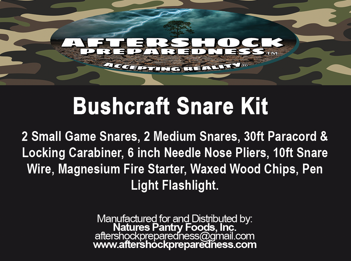 Bushcraft Snare Kit with Waterproof Box