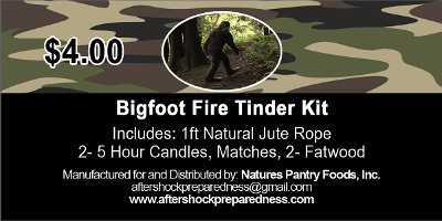 Bigfoot Fire Tinder