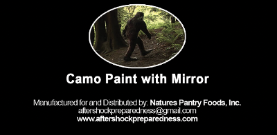 Camo Face Paint with Mirror