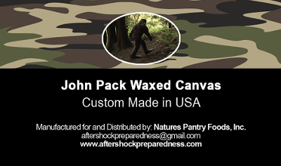 John Pack Waxed Canvas Bag