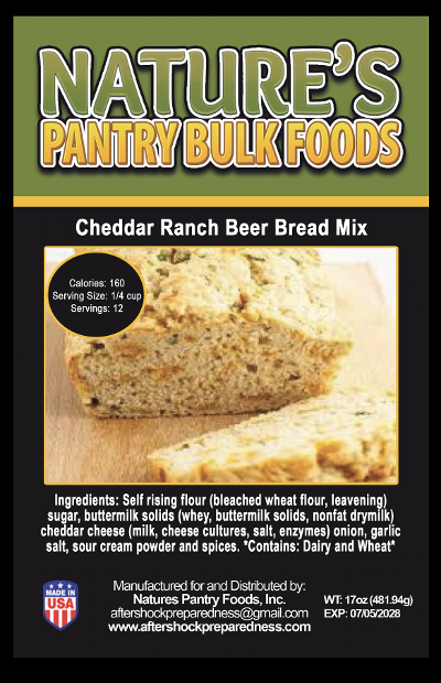 Cheddar Ranch Beer Bread Mix