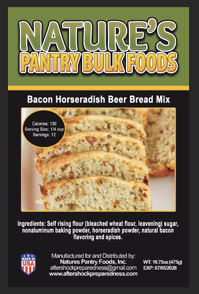 Bacon Horseradish Beer Bread