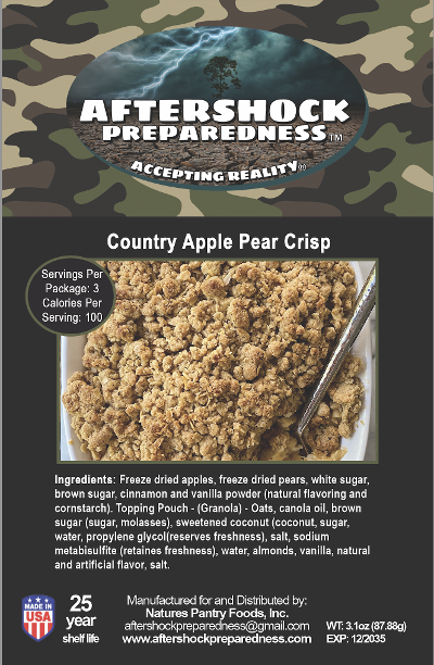 Country Apple Pear Crisp