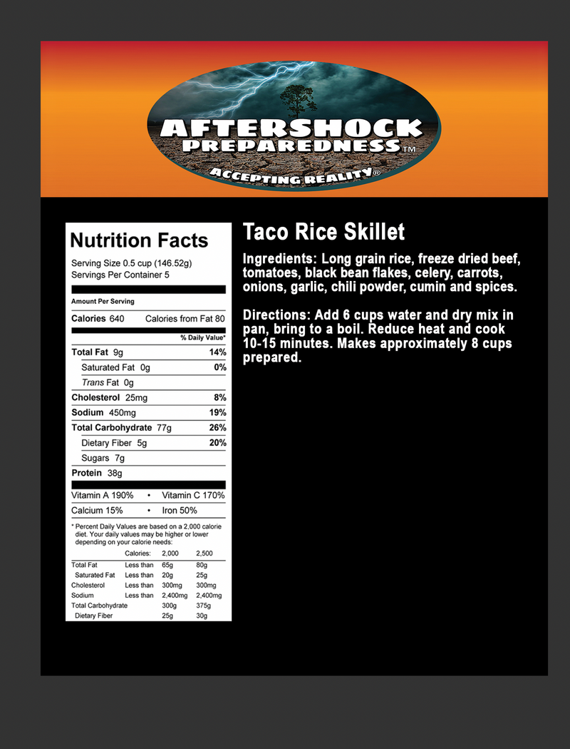 Premium Taco Rice Skillet