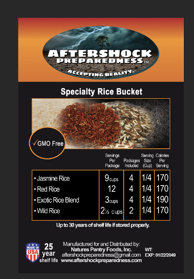 Speciality Rice Bucket ( 14 assorted bags)