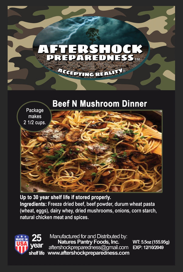 Beef N Mushroom Dinner