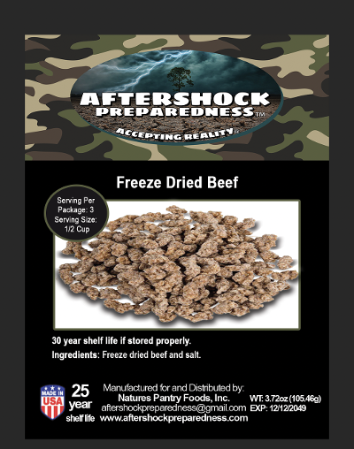 Freeze Dried Ground Beef