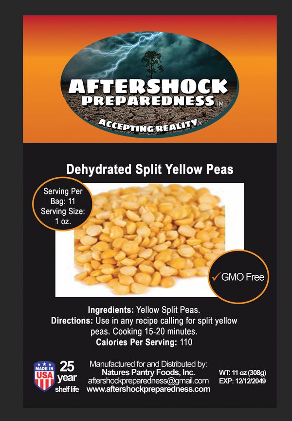 Dehydrated Split Yellow Peas