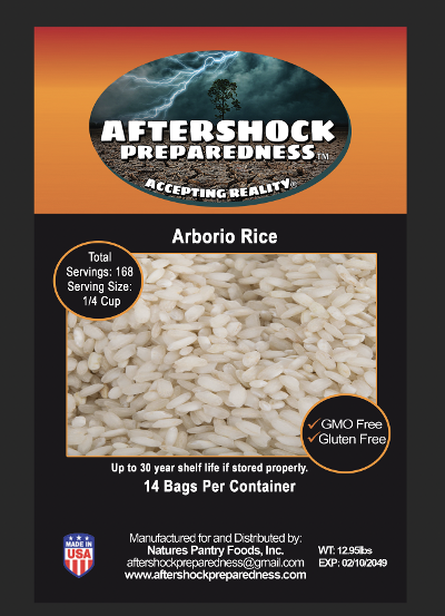 Arborio Rice 160 Serving Bucket
