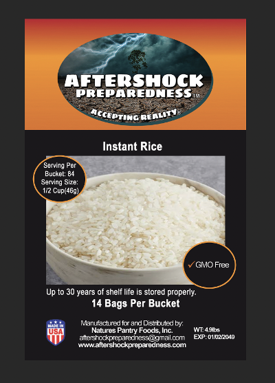 Instant White Rice Bucket
