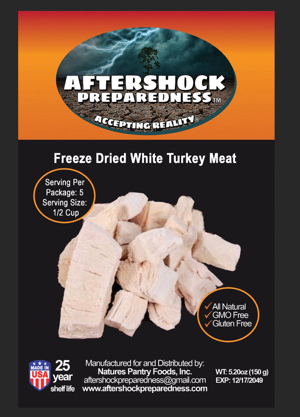 Freeze Dried White Turkey Meat