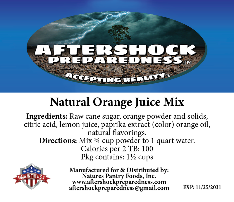 Natural Orange Juice Mix