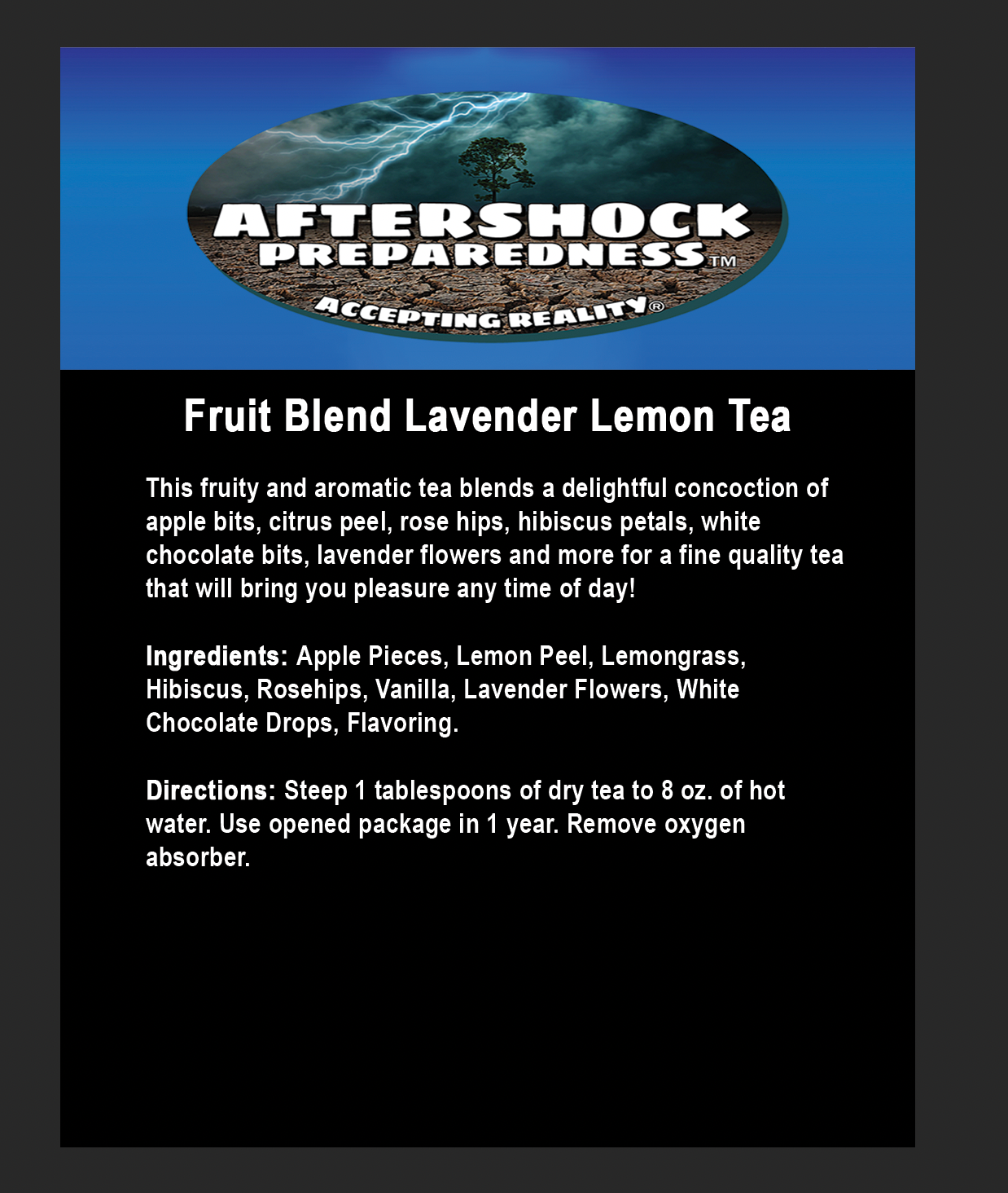 Fruit Blend Lavender Lemon Tea