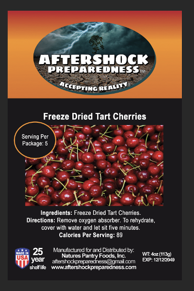 Freeze Dried Tart Cherries