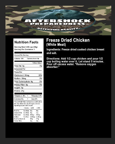 Freeze Dried Chicken