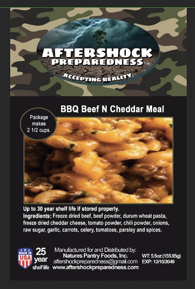 BBQ Beef N Cheddar Meal