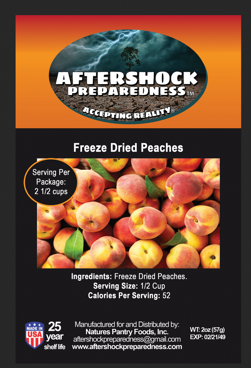 Freeze Dried Peaches