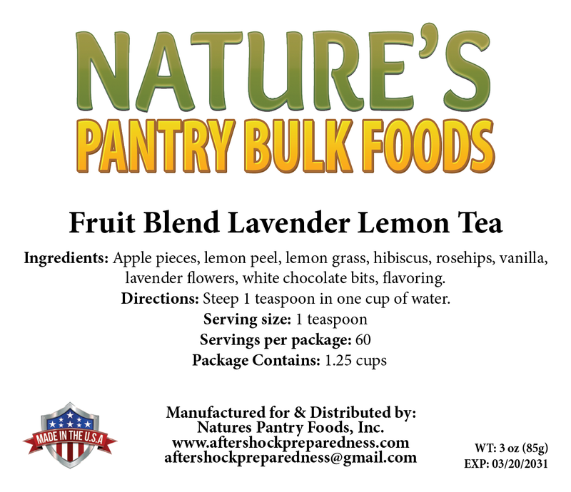 Nature's Pantry Fruit Blend Lavender Lemon Tea